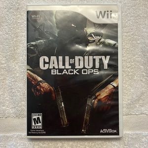 Nintendo Wii call of duty black ops